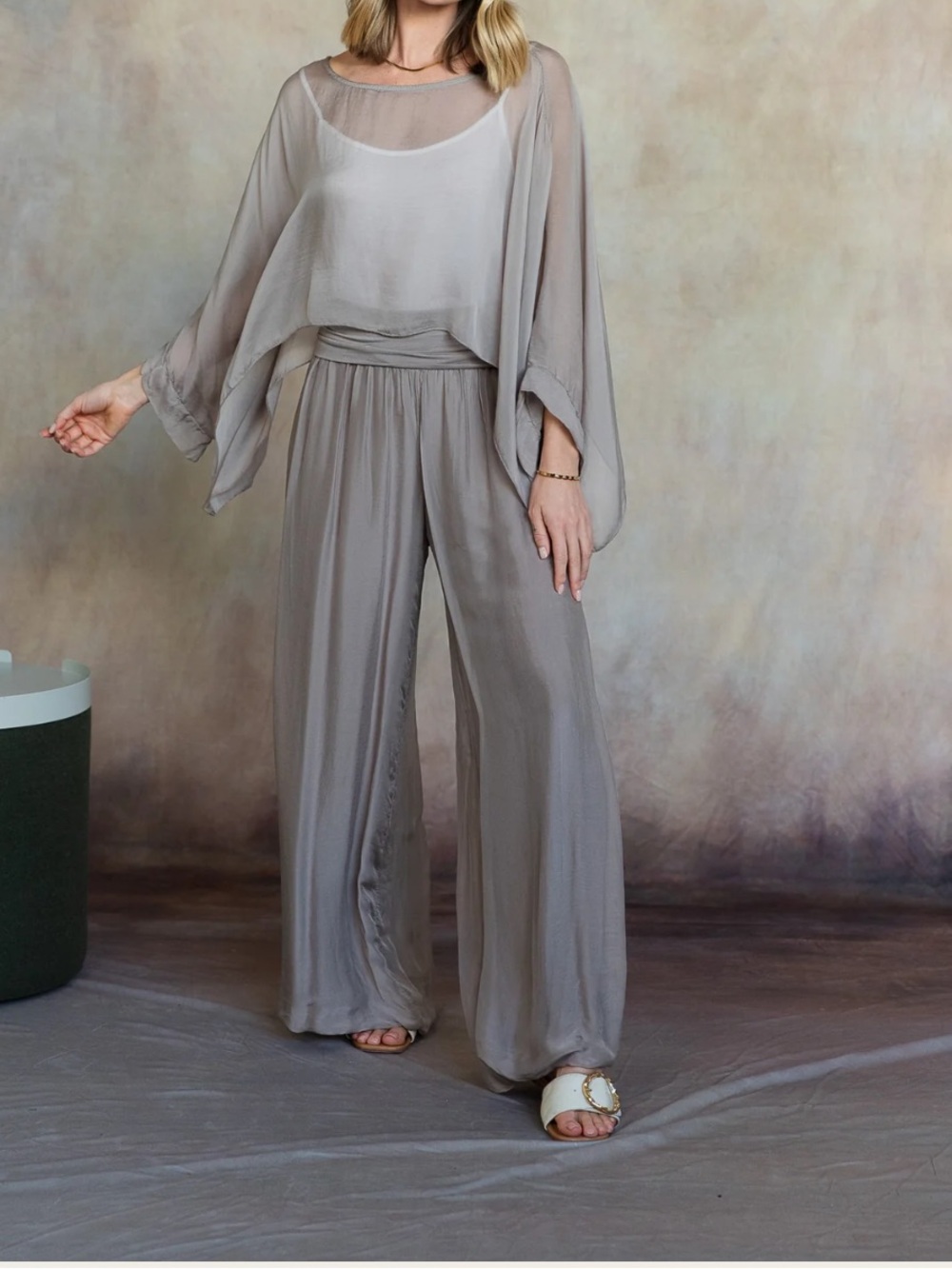 Cobblestone Living Madelyn Silk Pants
